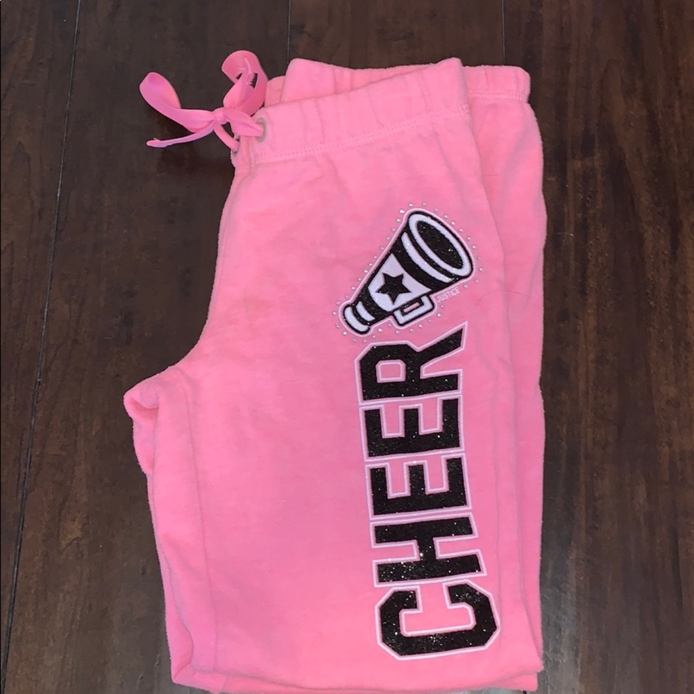 Pink Sweatpants.